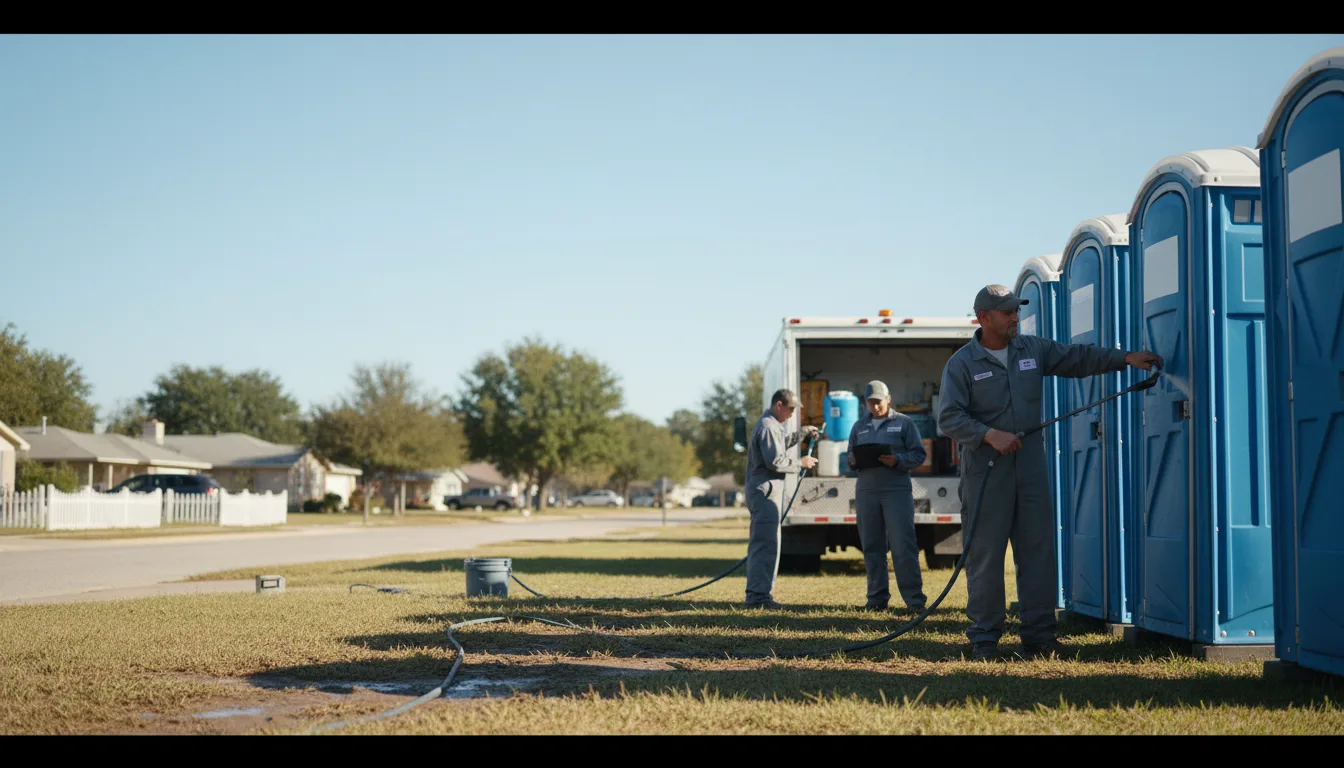 Long-Term Portable Toilet Rental in Chase, KS near me